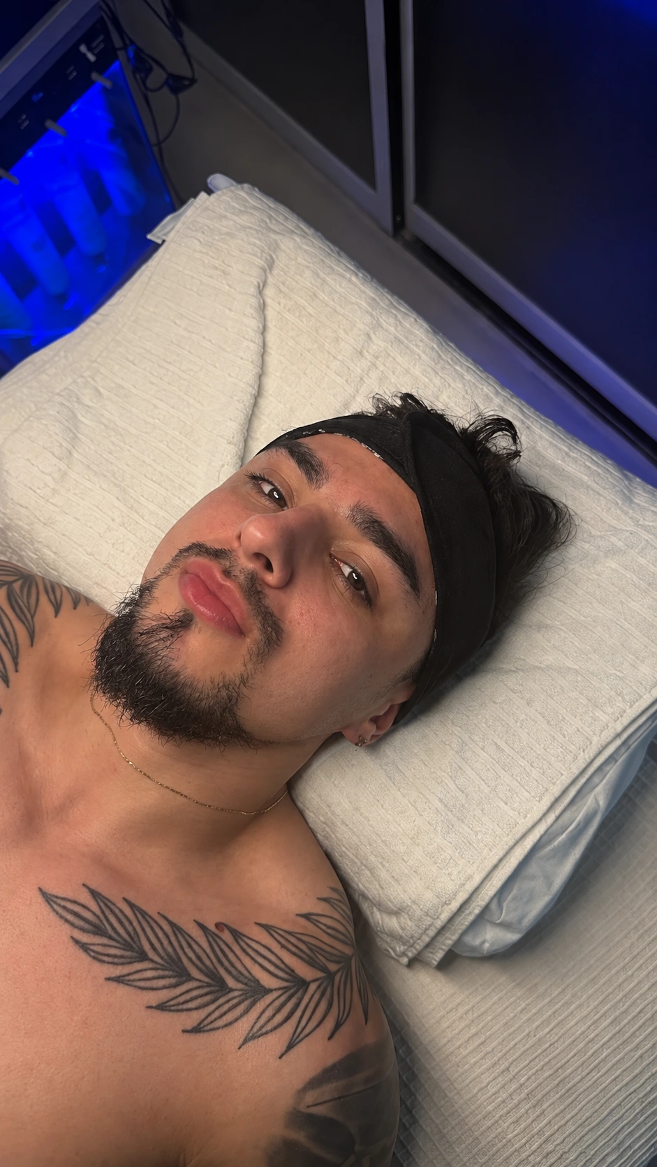 Andrés: fotografía antes aportada para el comparativo Hydrafacial