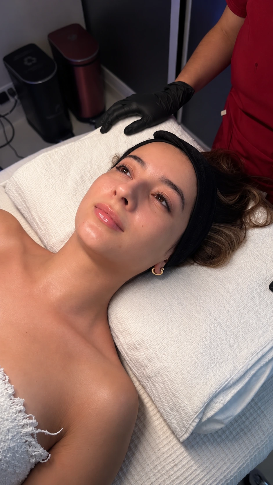 Isabel: fotografía después aportada para el comparativo Hydrafacial